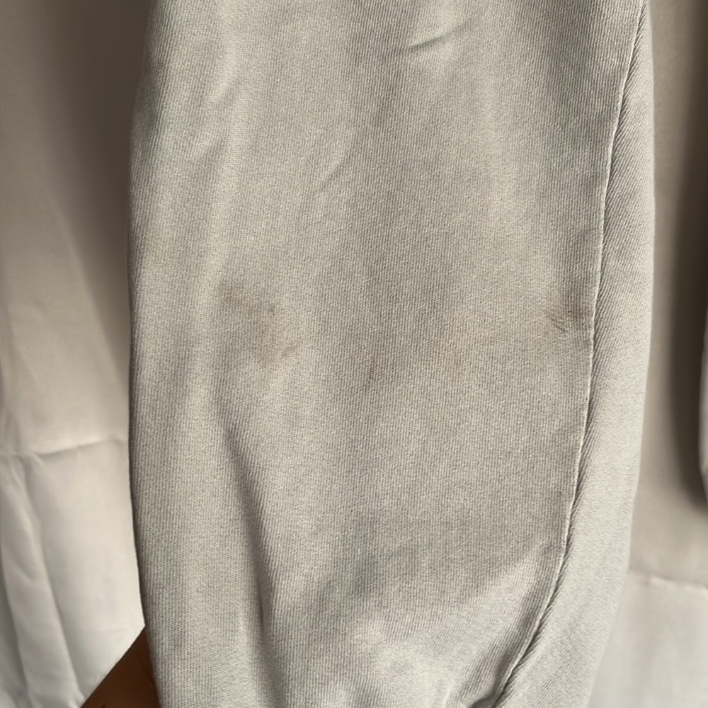 perfectwhitetee French Terry Jogger Mint Beige Grey Size Large - Picture 6 of 7